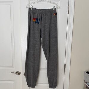 Aviator Nation Gray Logo Sweatpants